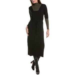 Yal New York Womens Turtleneck Sweaterdress, Green